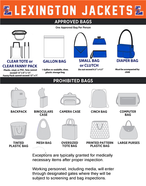 Clear Bag Policy Image